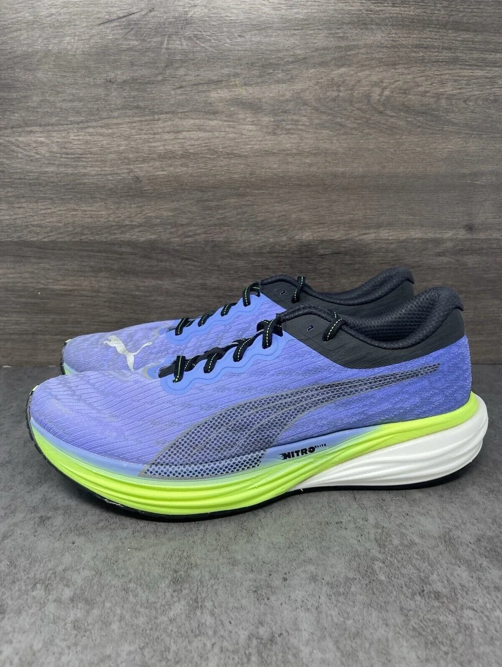 Puma Deviate Nitro 2 Mens Size 13 Royal Sapphire Carbon Plate Running Shoes